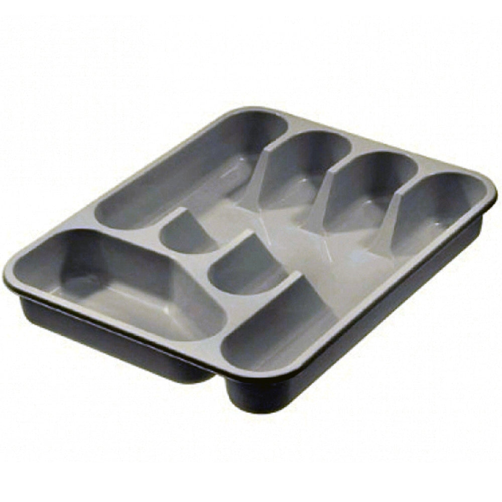 Trade Shop - Porta Posate In Plastica 5 Posti Forchette Cucchiai Cucchiaino Coltelli Cucina -