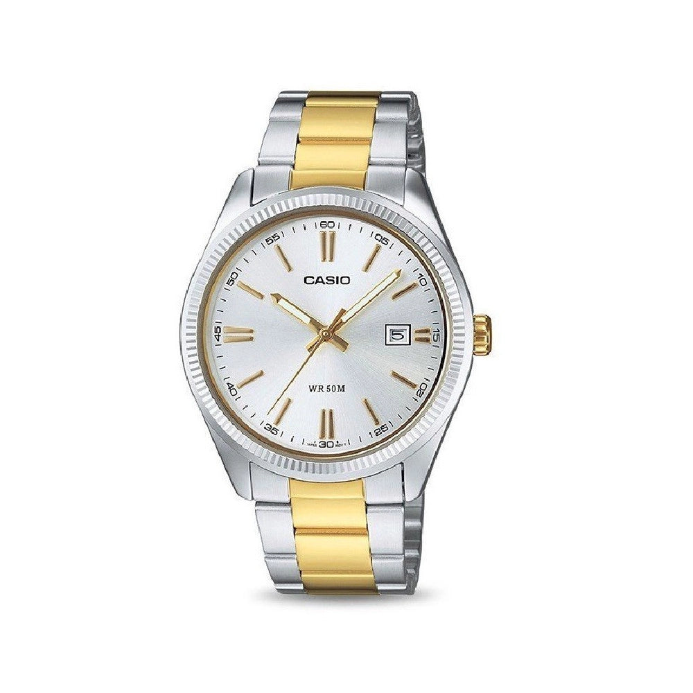 Trade Shop - Orologio Da Polso Casio Mtp-1302sg-7avdf Analogico Uomo Acciaio Oro -