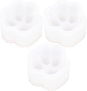 Mal siliconico per gatti - Alta elasticità - Forma per catenina - Adatto per DIY - Rosa 3 pezzi
