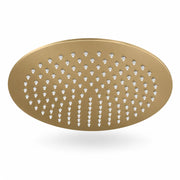Soffione Doccia Ultra Slim Tondo Ø25 cm Oro Satinato Attacco 1/2" 87884