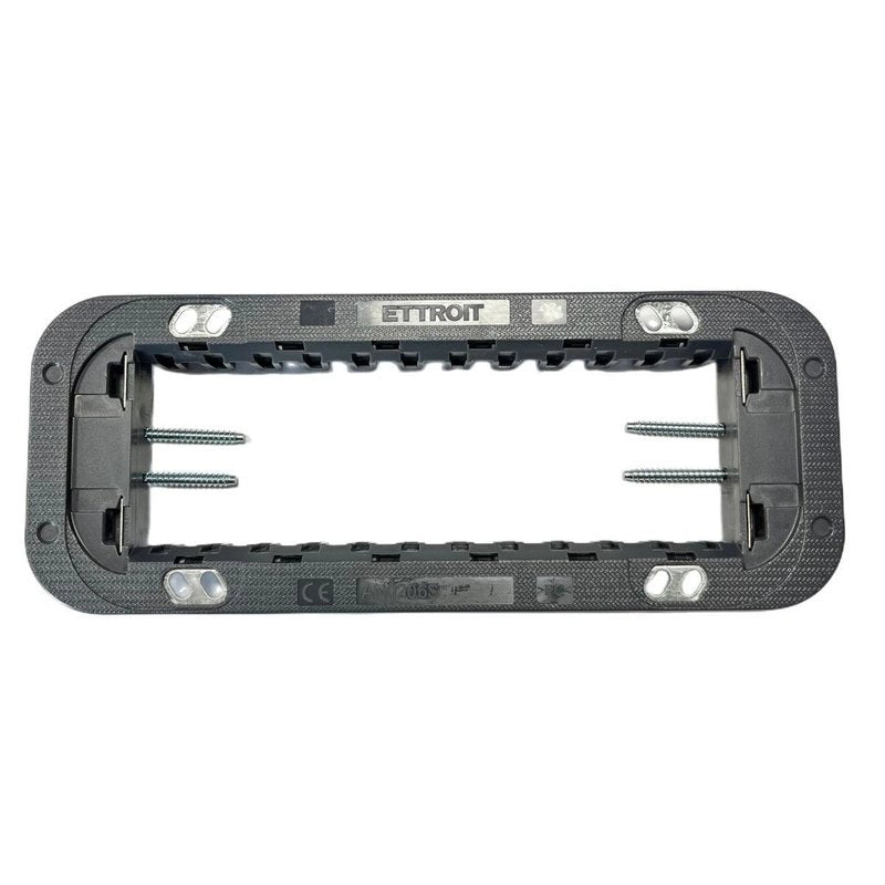 Supporto Slim Sottile 6P Serie Moon 6 Posti Per Scatole 506 Compatibile Con Bticino Axolute Air