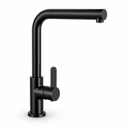 Rubinetto Cucina Nero Opaco Canna Alta Quadrata Girevole Miscelatore Lavello 94027