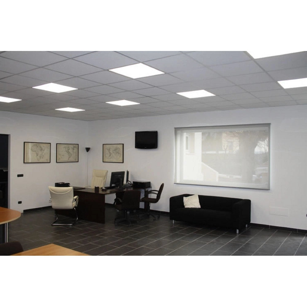 Trade Shop - Lampada Pannello A Led 36w Quadrato 60x60 Cm Plafoniera Ad Incasso Luce Fredda -