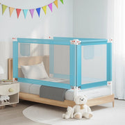 Sponda Letto di Sicurezza per Bambini Blu 150x25 cm in Tessuto 10211