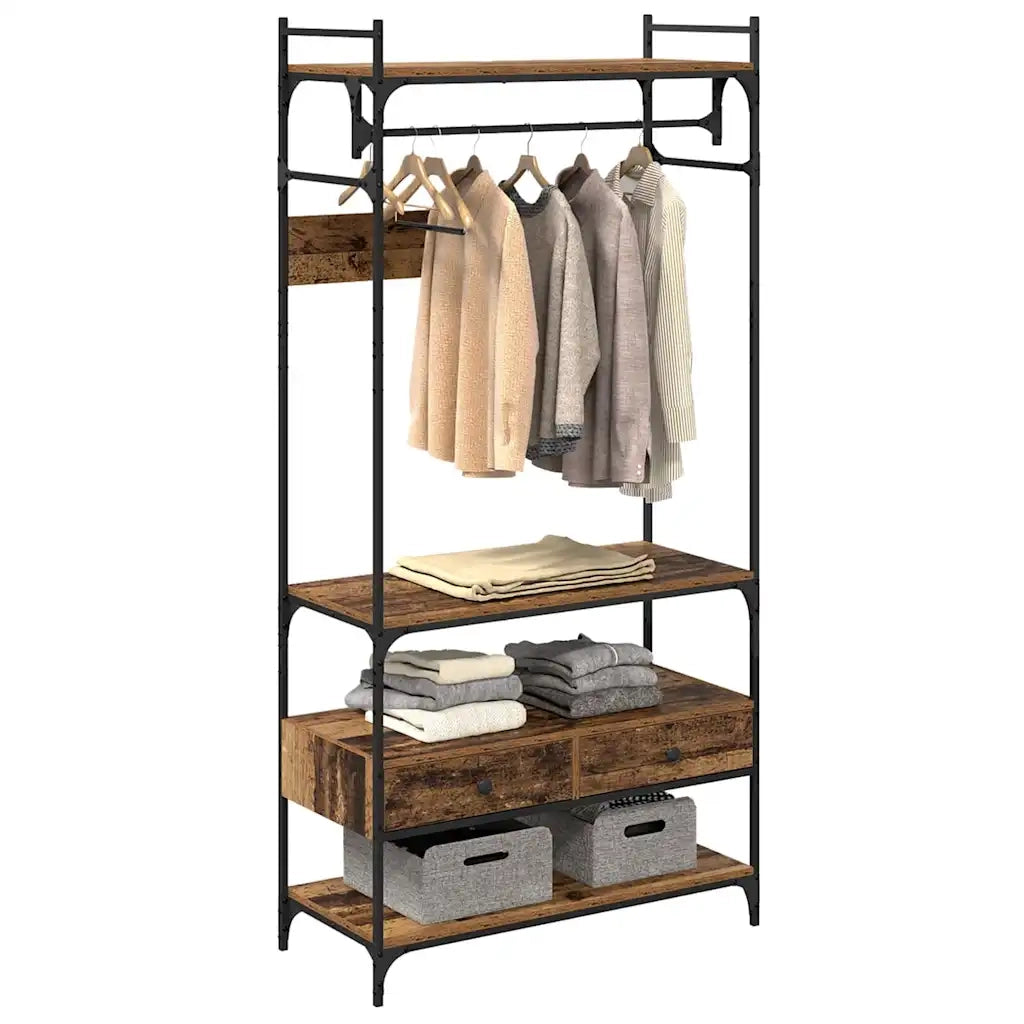 Guardaroba Legno vecchio 89 x 39 x 184.5 cm Legno multistrato 883547