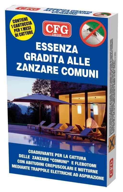 CFG Essenza ATTRATTIVA per ZANZARE flebotomi insetti notturni H00070 ZANZA TRAP octenolo gradito dalle zanzare comuni