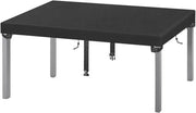 Tino per giardino nero 110 x 110 x 15 cm - Impermeabile e resistente - Ideale per interni ed esterni