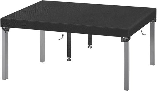 Tino per giardino nero 110 x 110 x 15 cm - Impermeabile e resistente - Ideale per interni ed esterni