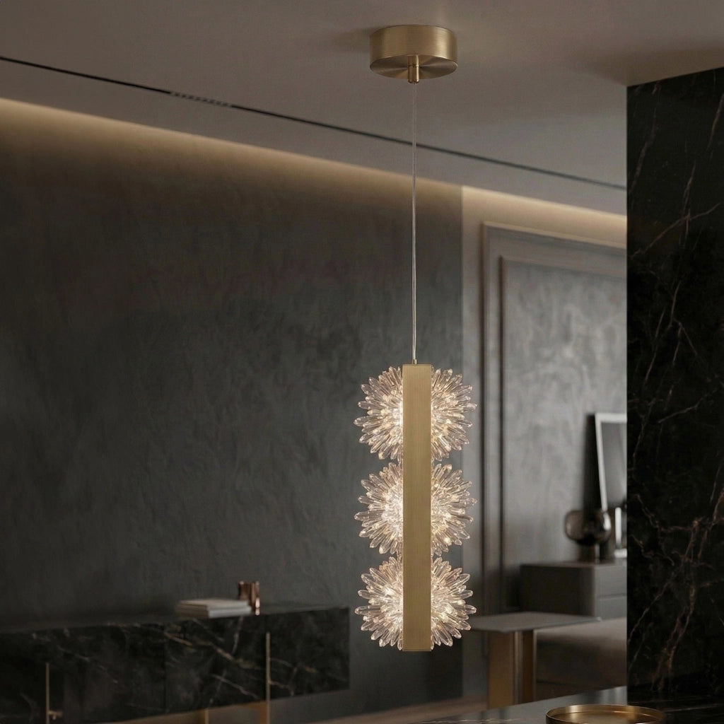 Lampada Da Soffitto Led G150-3cp Gold Brush
