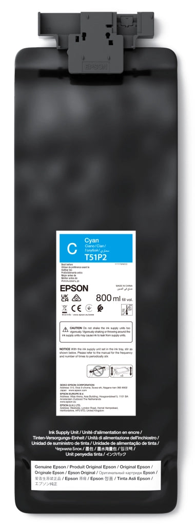 Ultrachrome gs3 cyan t51p200 (800ml) - c13t51p200