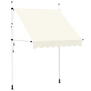 Tenda da Sole Retrattile Manuale 200 cm Crema cod mxl 20719