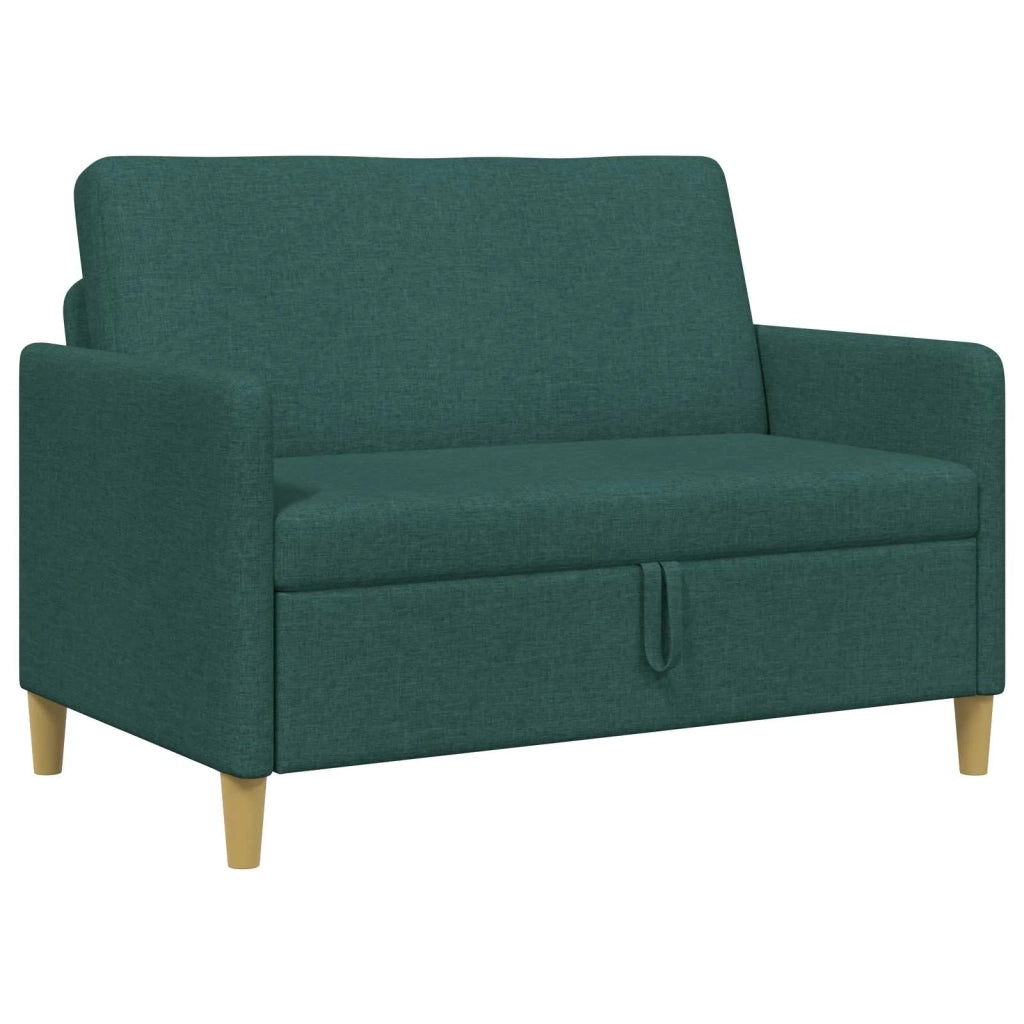 Divano con Storage Verde Scuro 122 x 78 x 87 cm Poliestere 42036896
