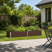 Letto rialzato da giardino Marrone 160 x 80 x 24 cm 8006476