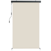 Tenda a Rullo Avvolgibile con Cassetta Alluminio ¨C zephmum ¨C 250x160 cm Bianco Crema