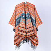 Nuovo scialle/sciarpa jacquard, scialle versatile per donna