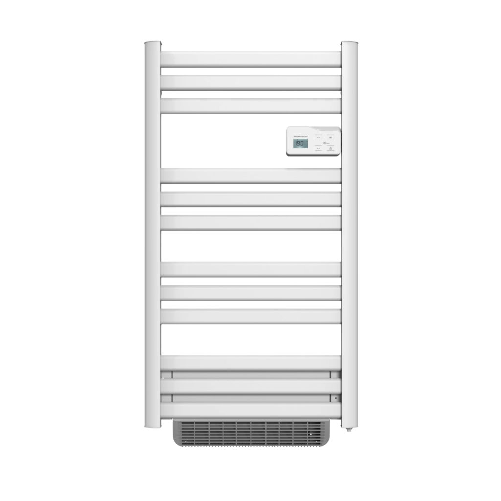 Scaldasalviette elettrico Thomson senza fluido, connesso WiFi, con ventola 500 + 1000W, cosmo