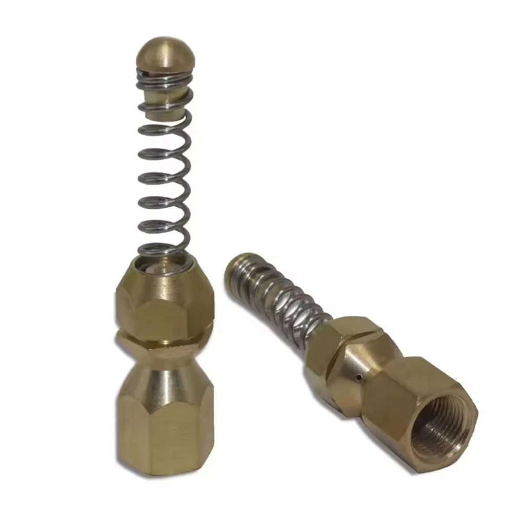 Ugello Rotante JetTwist Pro 1/8 BrassSpin – Flusso 3D per Pulizia Tubi | Filettatura 1/8" | Ottone