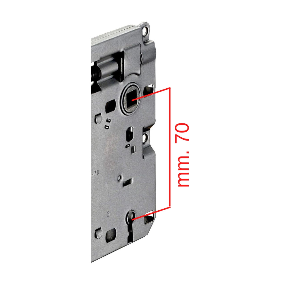 Serratura patent bordo quadro placca bronzo reversibile quadro 8 mm 50