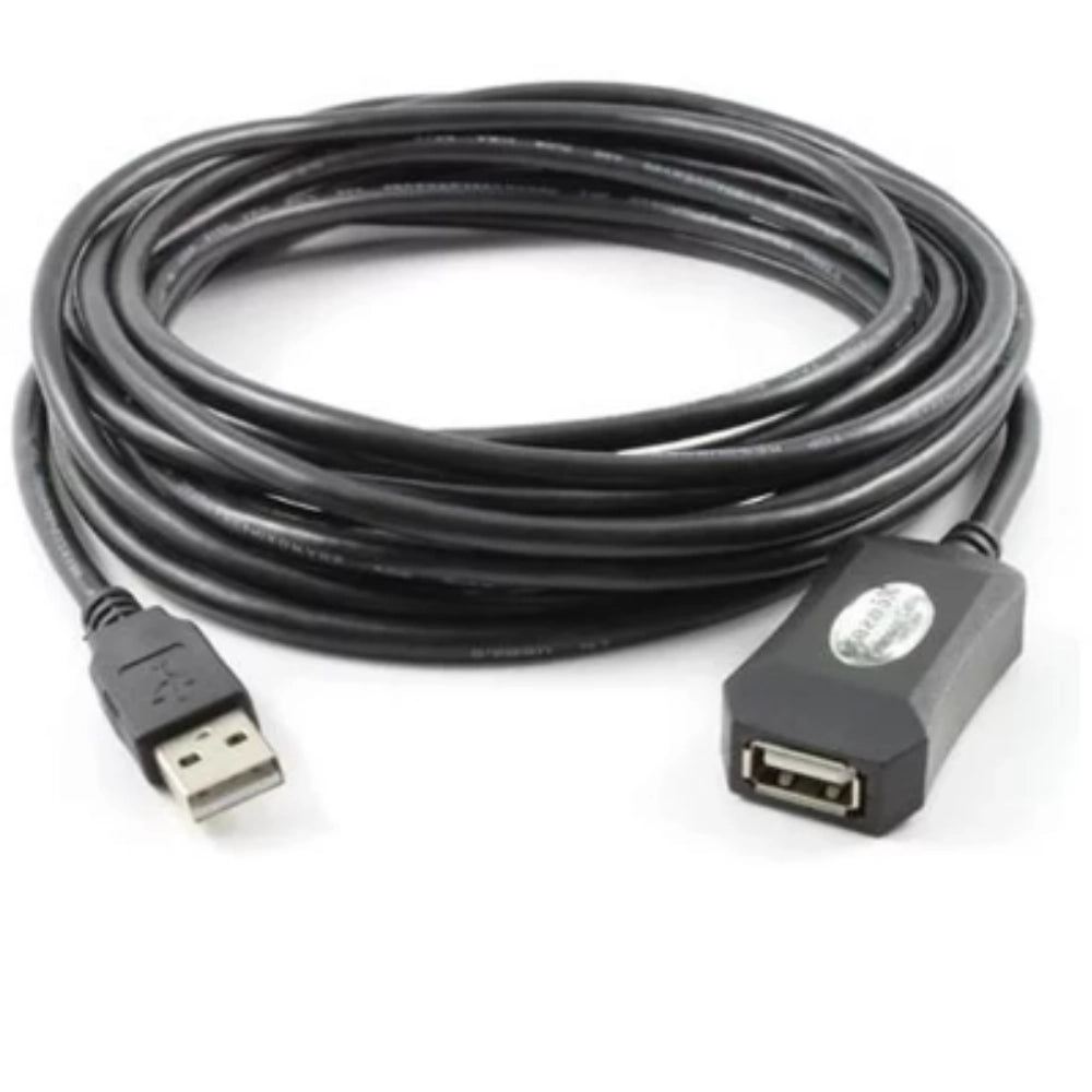 Cavo adj pc periferiche cavo prolunga usb 2.0 tipo a-a maschio femmina 5mt nero