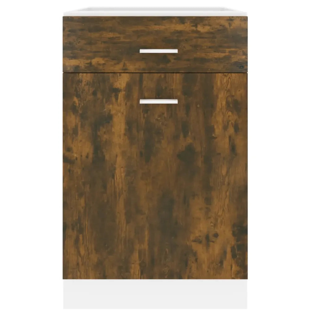 Pensile da cucina | Mobile con Cassetto ¡°Lyon¡± Rovere Fumo 50x46x81,5 cm