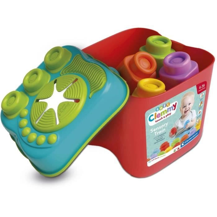 Clementoni - cesto sensoriale Clemmy - 15 pezzi