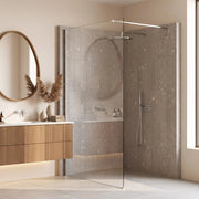 Parete Doccia Rea Flexi Transparent / Chrome 120