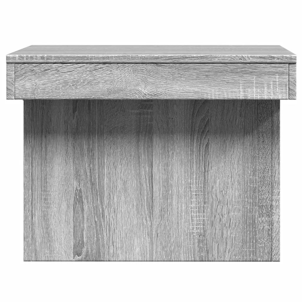 Tavolino da Salotto Grigio Sonoma 80x55x40 cm Legno Multistrato 840868