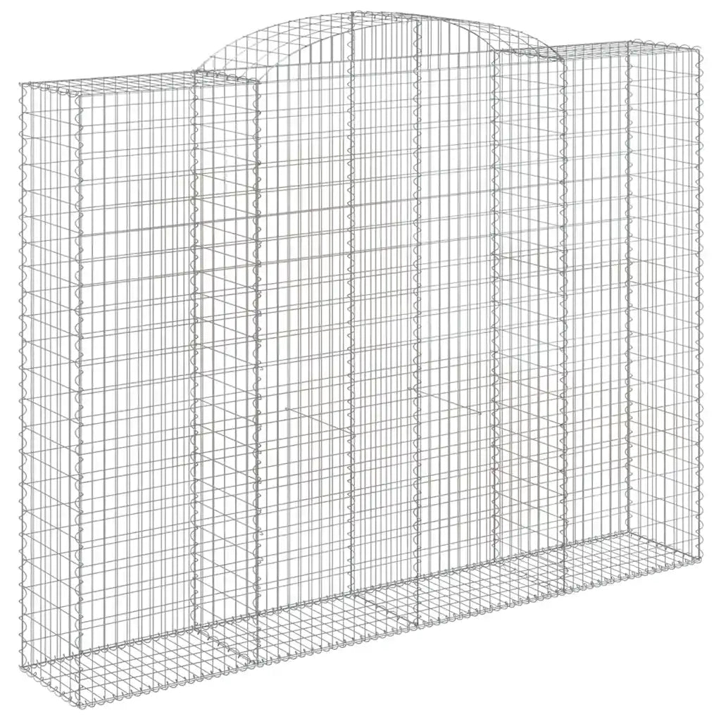 Cesti Gabbioni ad Arco 4 pz 300x50x220/240 cm Ferro Zincatocod mxl 100151