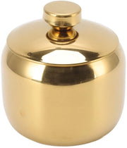 Pentola di Acciaio Inossidabile con Coperchio e Cucchiaio - Ideale per Erbe e Spezie in Cucina