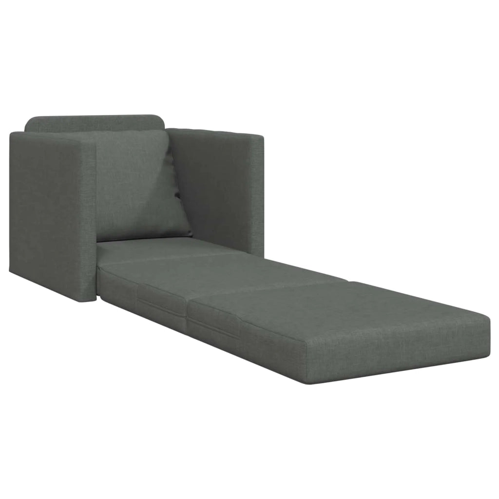 Divano letto 60cm Grigio scuro Tessuto 4106622