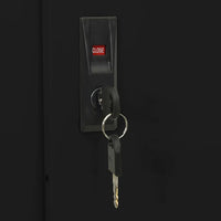 Armadio Ufficio Anta Scorrevole Antracite 90x40x180 cm Acciaio cod mxl 50433