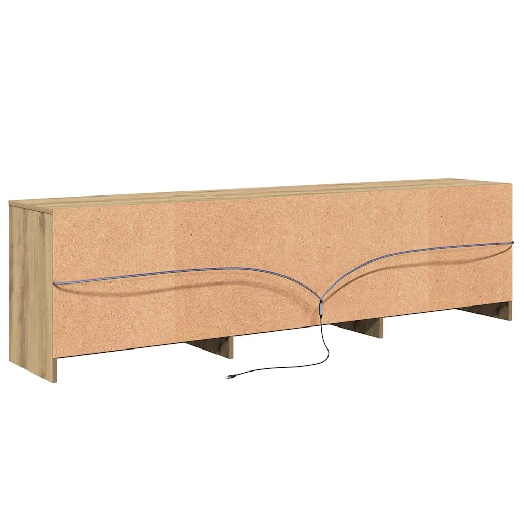 Unità TV 2 pcs Rovere artigianale 180 x 34 x 50 cm 3385629