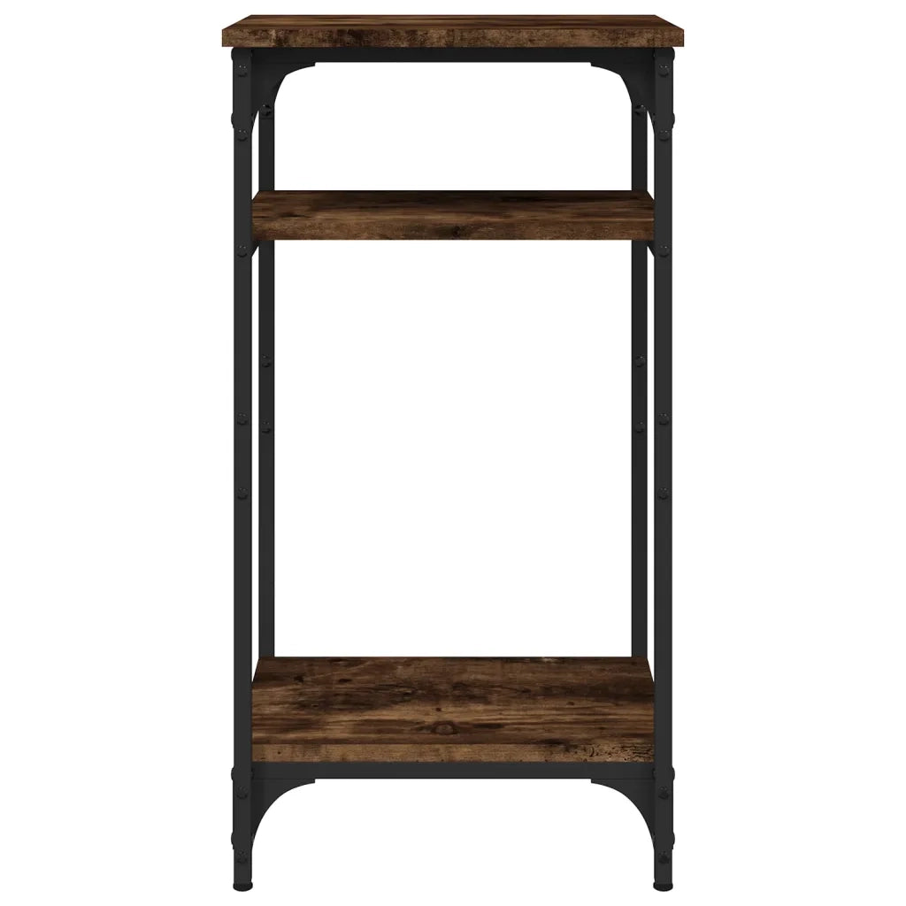 Tavolino Rovere Fumo 40x30x75 cm in Legno Multistrato 825799