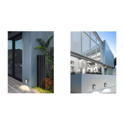 Trade Shop - Segnapasso Da Esterno Faretto 12 Watt Ip65 Grigio Luce Calda Fredda Es62 -