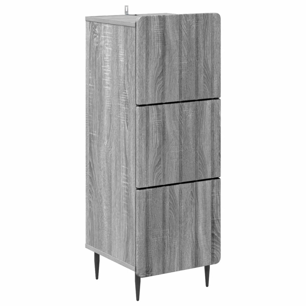 Mobile con Cassetti Grigio Sonoma 33 x 34,5 x 92 cm 894391