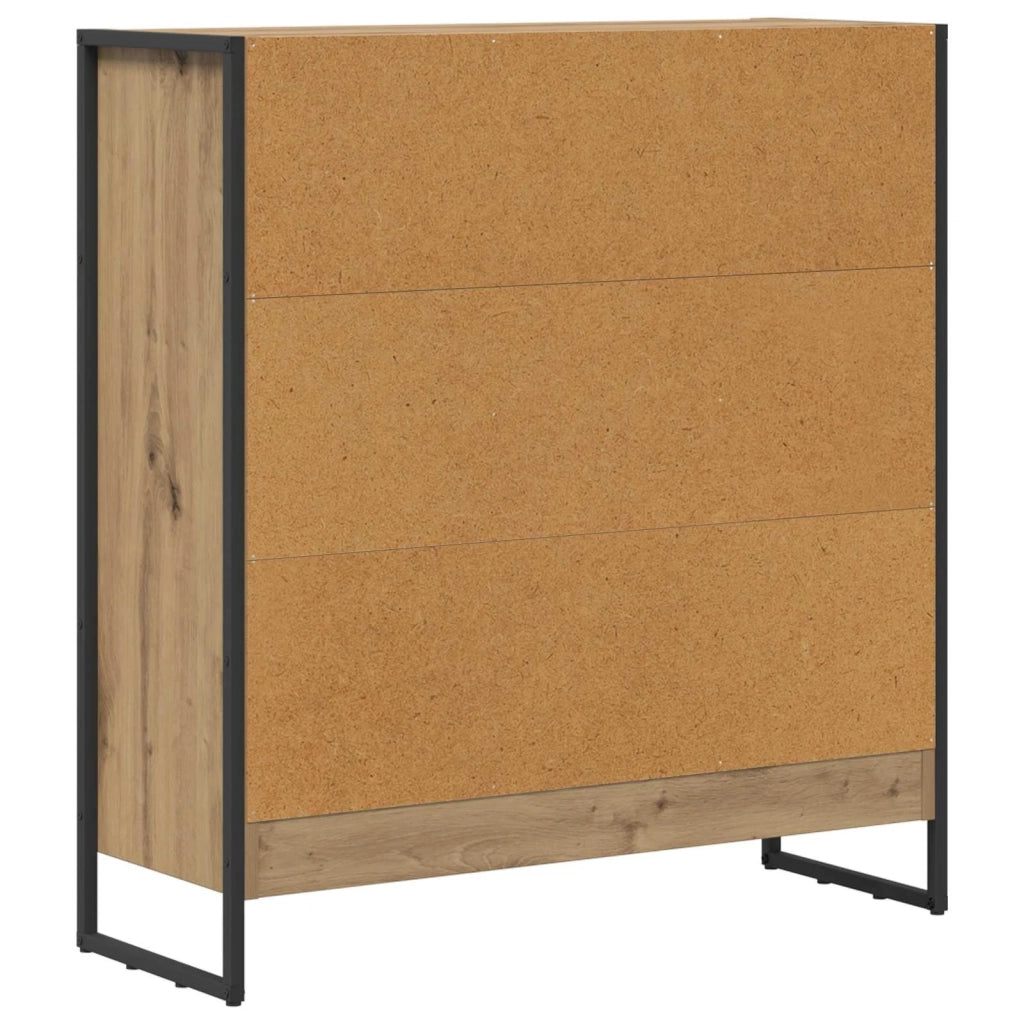 Armadio per Libri Rovere Artigianale 80 x 30 x 86,5 cm