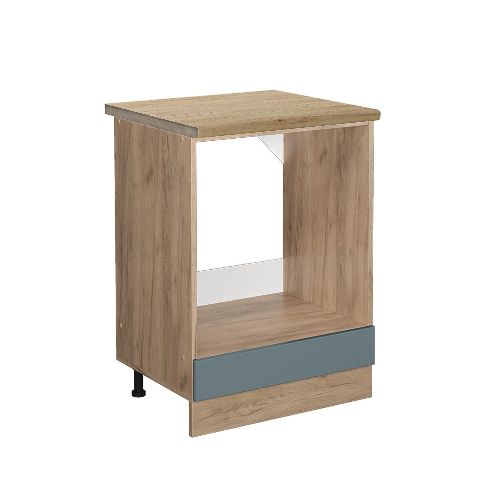 Vicco Mobile per forno da incasso Grigio-blu 60 cm , PL Rovere