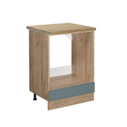 Vicco Mobile per forno da incasso Grigio-blu 60 cm , PL Rovere