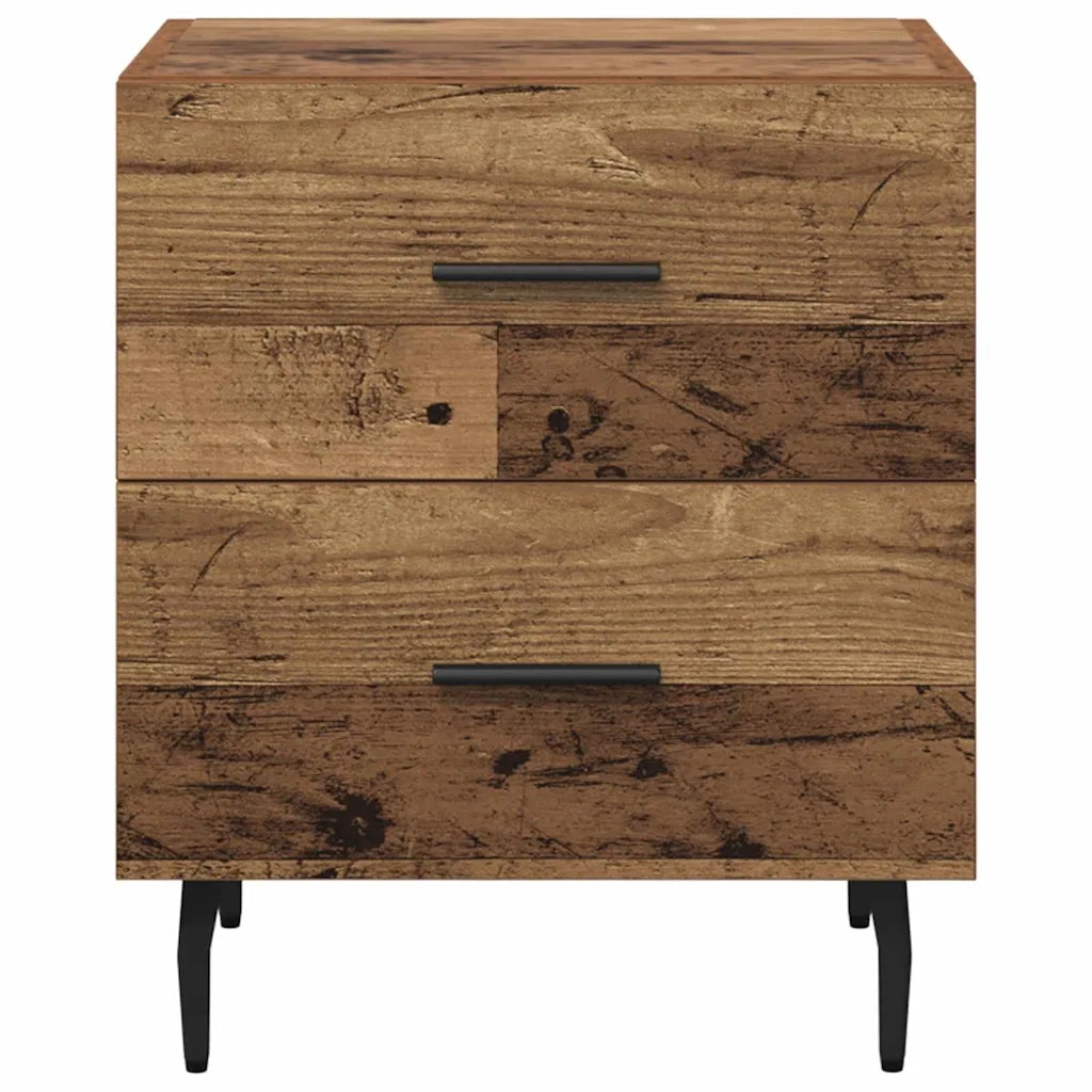 Armadio da Notte con cassetto Legno vecchio 40 x 35 x 47,5 cm 882042