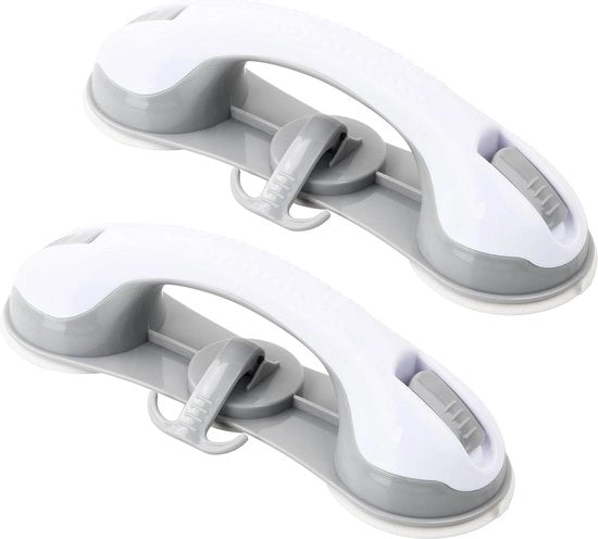 Maniglione per doccia - handrail per bagno per anziani - maniglia per vasca da bagno - aiuto di presa per wc - 2 maniglie con morsetto