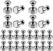 Magnetici N52 Extra Forti con Scatola, 24 MAGNETI 12x16mm Magnetici Bordi, Magneti Forti per Magnetici Bordi Magnetici Neodymium Extra Forti Magnetici Neodymium per Pegboard, Frigorifero, Magnetici a Cilindro, Magnetici per Nodi di Musica