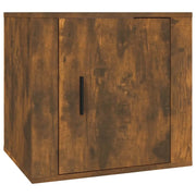 Comodino | Armadio da Notte | Mobiletto da notte Rovere Fumo 50x39x47 cm