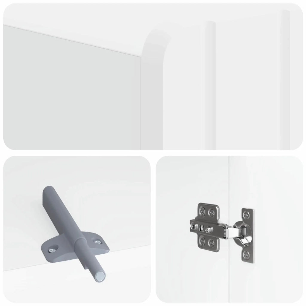 Mobile Bagno ZWOLLE Bianco 66 x 25,5 x 190 cm 896475
