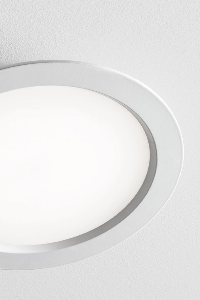 KINA EVO - Faretto LED da incasso a soffitto 8W DALI con CCT Switch 3000-3500-4000K, CRI90, IP40, Struttura in Alluminio Bianco - Rossini