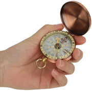 Compasso da Terra Portatile con Caso Metallico - Stile Vintage - Preciso - Ideale per Attività All'Aperto