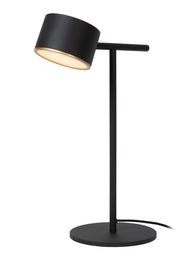 Lampada da tavolo minimal nera dimmerabile LED 8W Lucide
