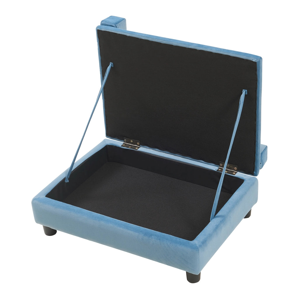 Cuccia Per Animali Domestici Salkonssad Imbottita con Cuscini - Blu [en.casa]