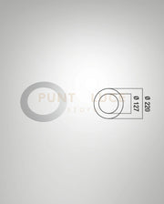 6832-50-001 KIT ANELLO ADATTATORE BIANCO PER LAMPADE AD INCASSO 9003 D.127-220