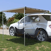 vidaXL Tendalino per Camper e Roulotte 1,8x2x2,15 m Beige