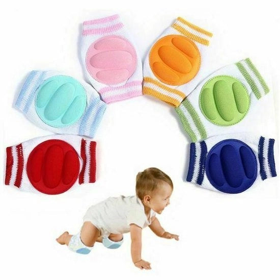 6 set di protezioni ginocchiali per bambini, tappeti di sicurezza per bambini e bambini in età prescolare nei colori rosa, blu, giallo, arancione e viola